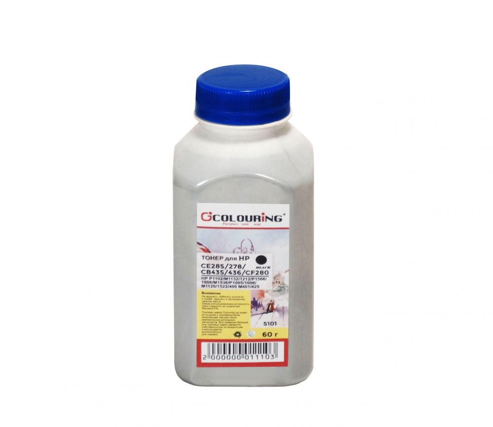 Тонер Colouring CG-100-TNR-CE285/CE278 для картриджей HP