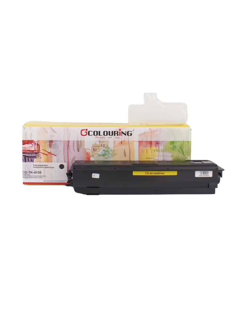 Тонер-туба CG-TK-4105 для принтеров Kyocera TASKalfa 1800/1801/2200/2201 с бункером отработанного тонера 15000 копий Colouring