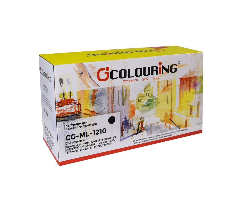 Картридж Colouring CG-ML-1210 для принтеров Samsung/Xerox/Lexmark — ТМ  Colouring