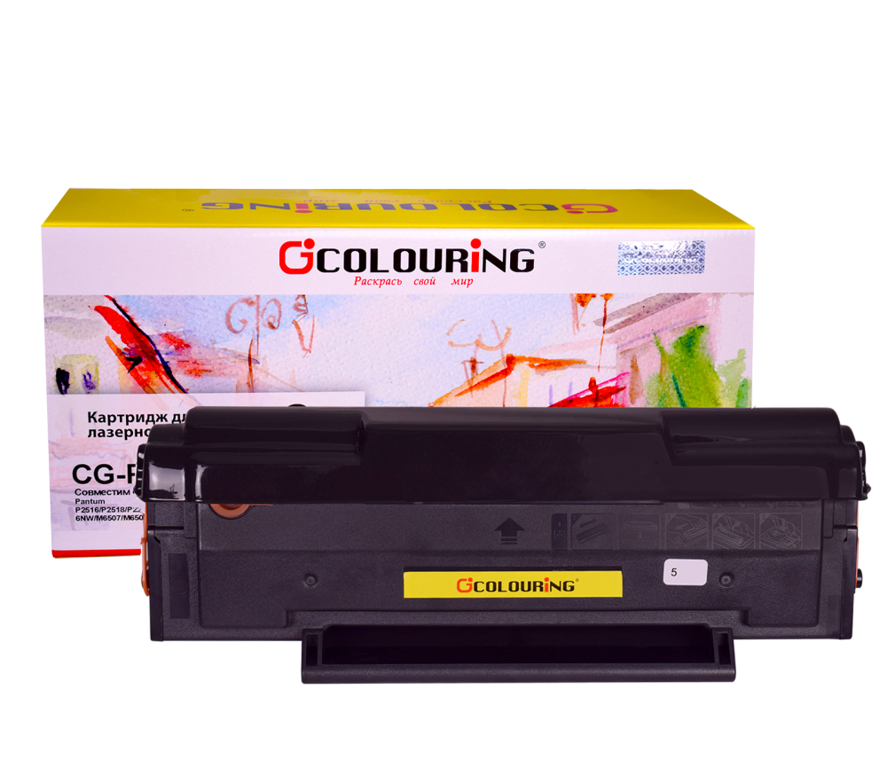 Картридж CG-PC-211EV для принтеров Pantum P2516/P2518/P2207/P2500NW/P2500/P2500W/P2506W/M6500/M6500W/M6506NW/M6507/M6507W/M6550NW/M6557NW/M6607NW 1600 копий Colouring