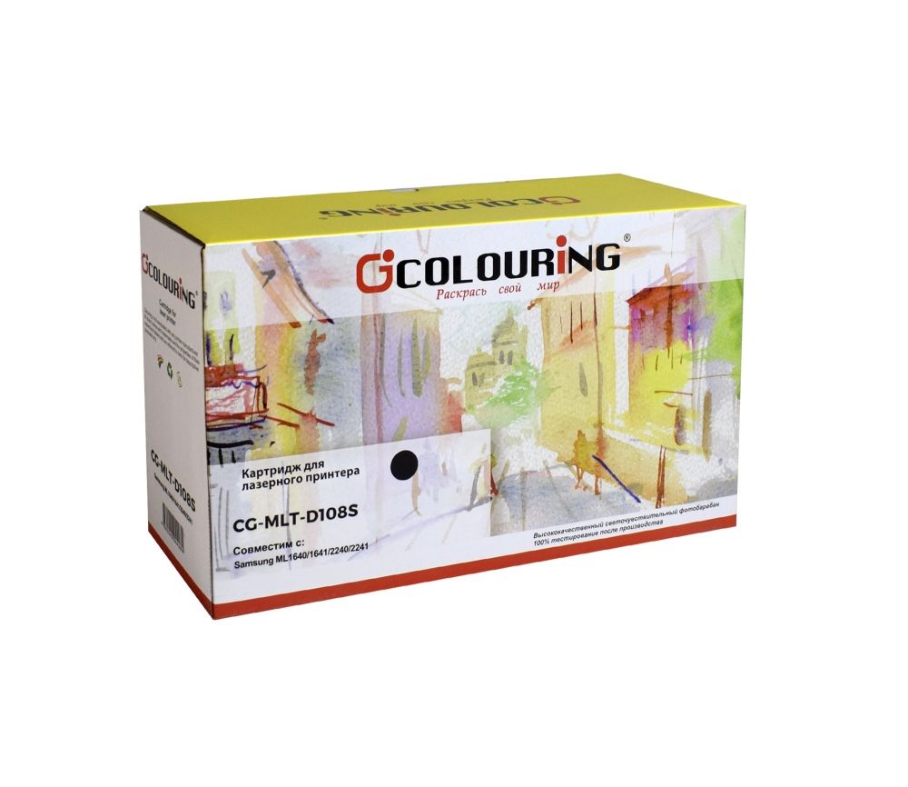 Картридж Colouring CG-MLT-D108S для принтеров Samsung